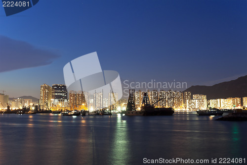 Image of Hong Kong at night