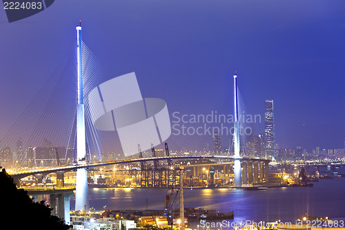 Image of Bridge at night