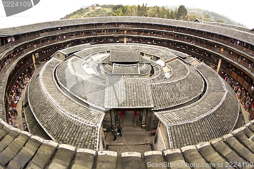 Image of Fujian Tulou house in China