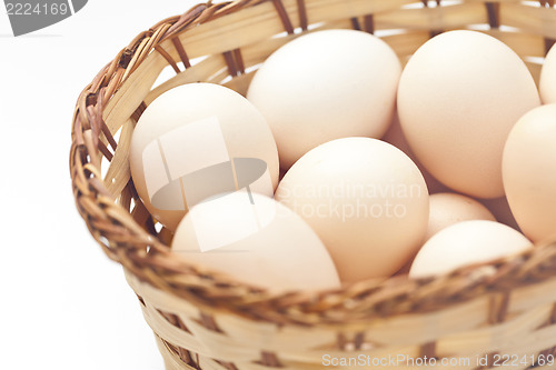 Image of Eggs in basket