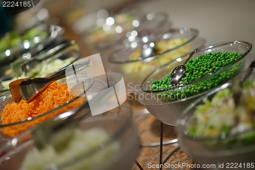 Image of buffet food