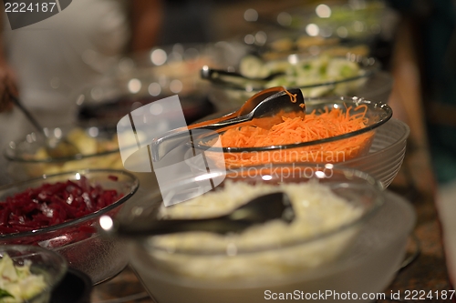 Image of buffet food