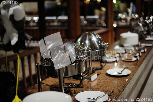 Image of buffet food
