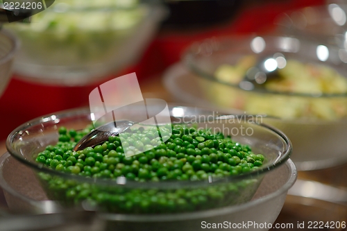 Image of buffet food