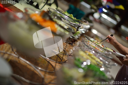 Image of buffet food