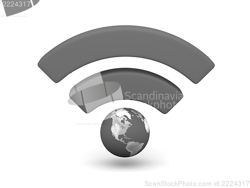 Image of Grey WiFi symbol