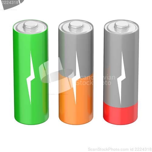 Image of Battery charging icons