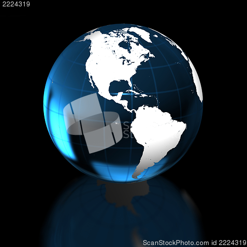 Image of Earth on black
