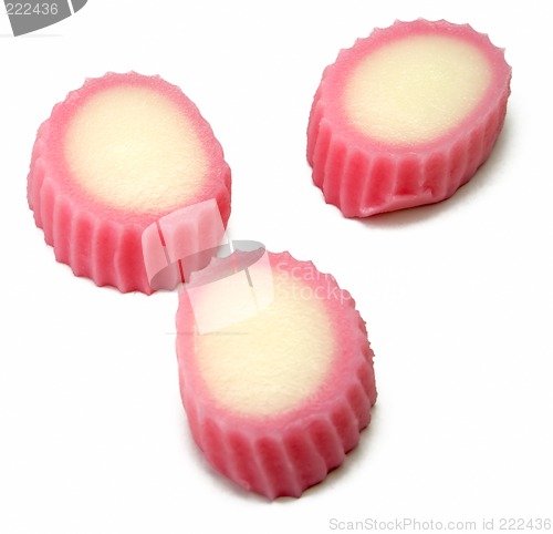 Image of Pink japanese dessert