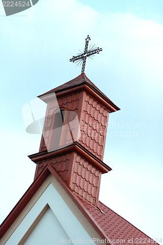 Image of roof with a cross