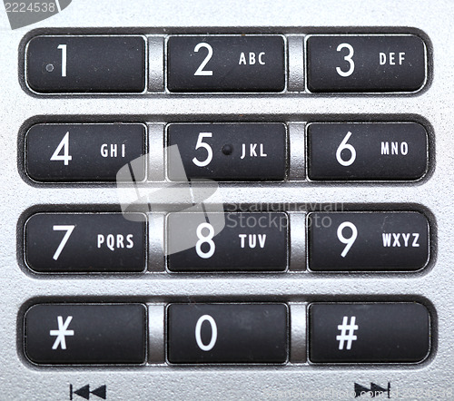 Image of  keypad