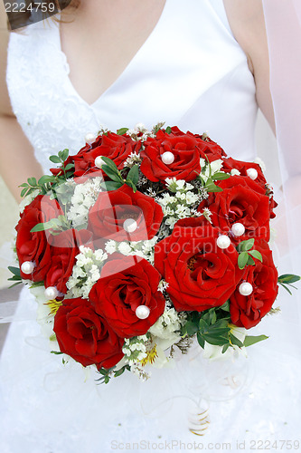 Image of  red rose bouquet 