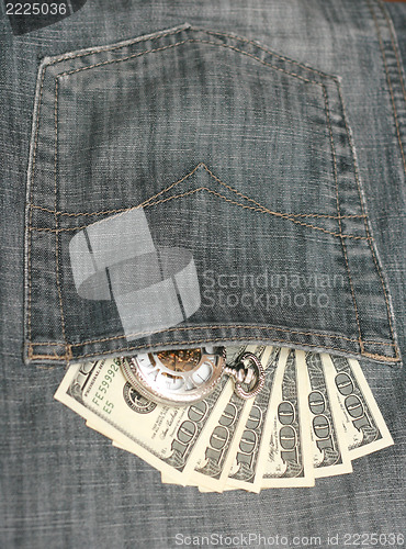 Image of jeans pocket