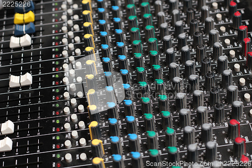 Image of buttons equipment 