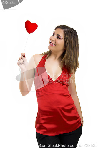 Image of Valentine woman