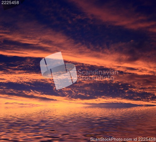 Image of Beautiful sunset 