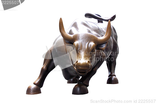 Image of statue of a bull