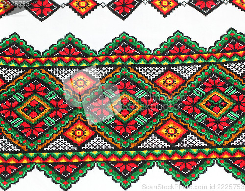 Image of Ethnic Ukrainian Embroidery