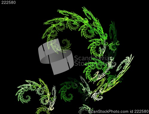 Image of Fractal green plant