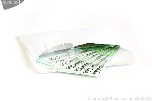 Image of money in envelope