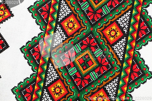 Image of Ethnic Ukrainian Embroidery