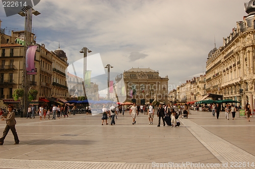 Image of Place de la Comedie. Montpellier