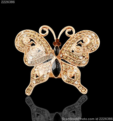 Image of golden butterfly