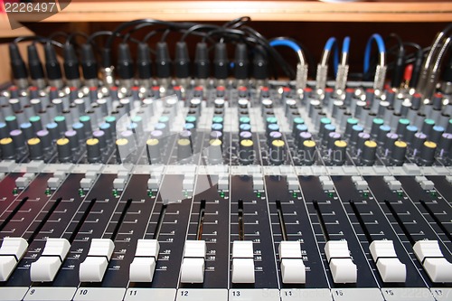 Image of mixing desk