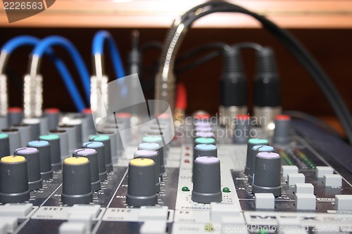 Image of mixing desk