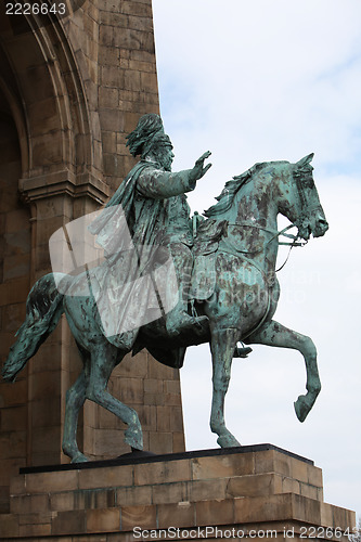 Image of Statue of Kaiser Wilhelm on horseback