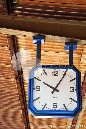 Image of old clock from rail station