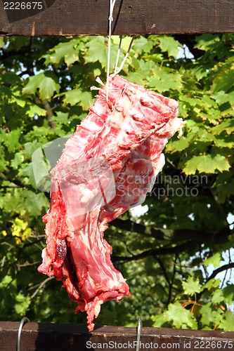Image of fresh raw meat 