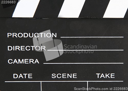 Image of clapper board