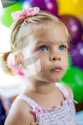 Image of Little girl at a party