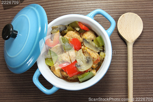 Image of Chicken and  vegetables