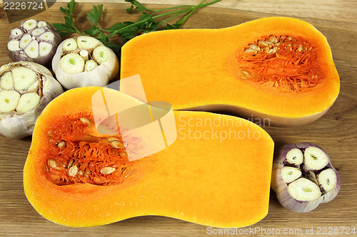 Image of Pumpkin and garlic