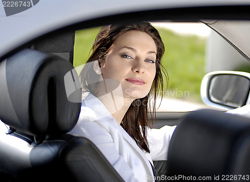 Image of portrait of beautiful woman