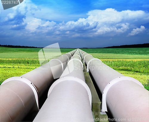 Image of gas pipe line