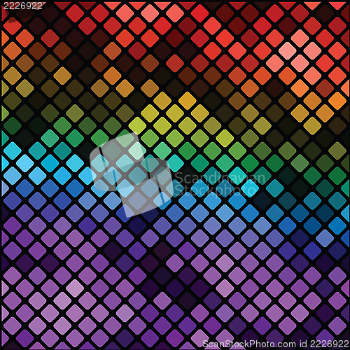 Image of multicolor mosaic background