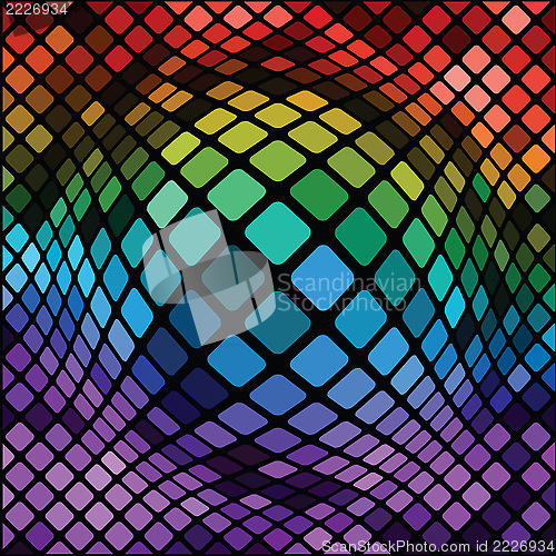 Image of multicolor mosaic background