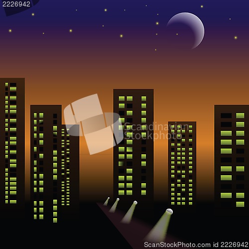Image of night city