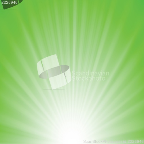 Image of  greenrays background