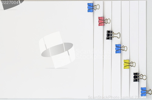 Image of Office Clamps On Paper 01