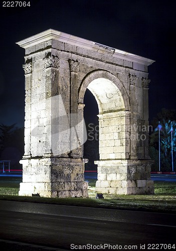 Image of Triumphal arch of Bera in Tarragona, Spain.