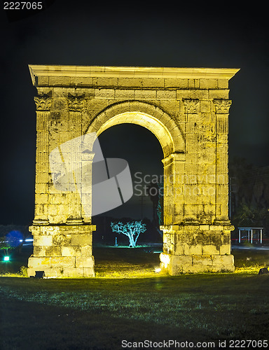 Image of Triumphal arch of Bera in Tarragona, Spain.