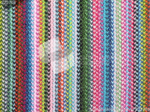 Image of Colorful wool pattern