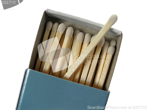 Image of Box of white matches