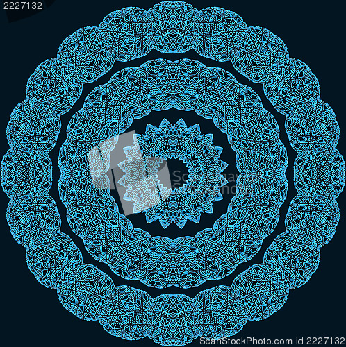 Image of Abstract blue shape