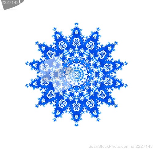 Image of Abstract blue shape