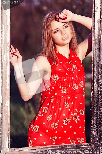 Image of Girl in the window